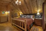 Loft Master Suite with a King Bed 